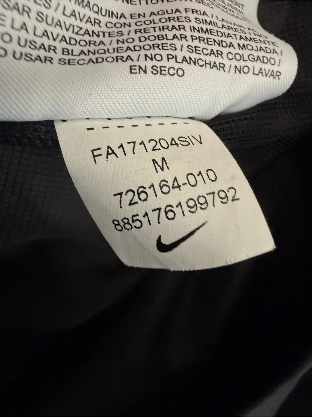 Nike Golf Storm-FIT Rainsuit 2.0 Black Hooded Jacket Women’s M